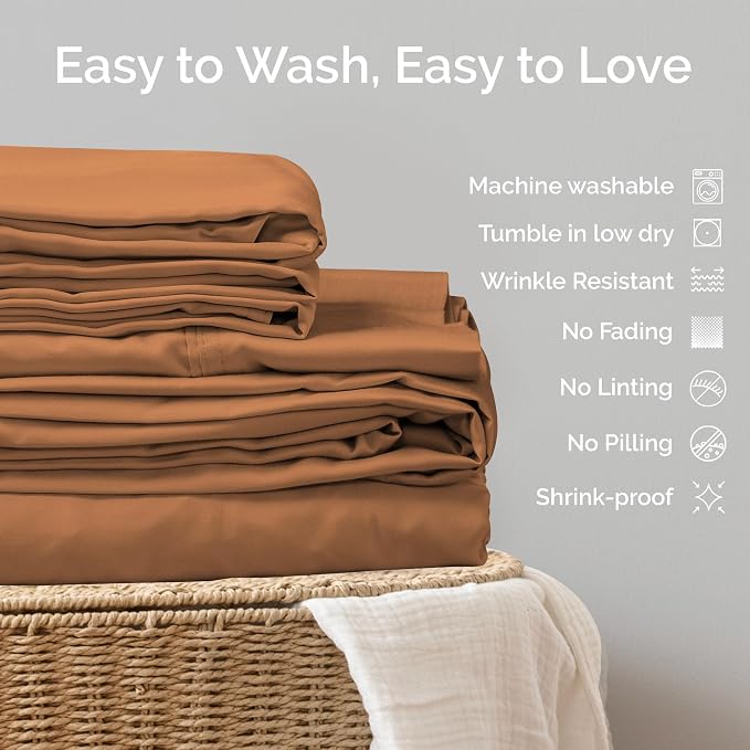 Pillow Cases King Size Set of 2 Pillowcases 100% Viscose from Bamboo Cooling - Image 9