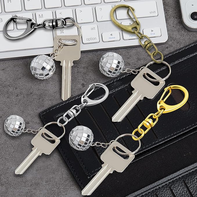 25 Pack Lobster Claw Clasps Keychain Kit, 1.8 Inch Keychain Clip - Image 5