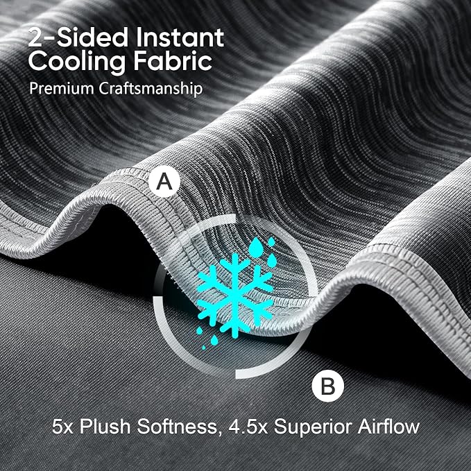 KMUSET Cooling Blanket Twin XL, Double Sided Summer Cooling Blankets - Image 3