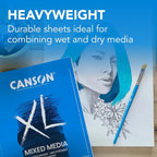 Canson XL Series Mixed Media Art Paper Pad Bundle - Image 3
