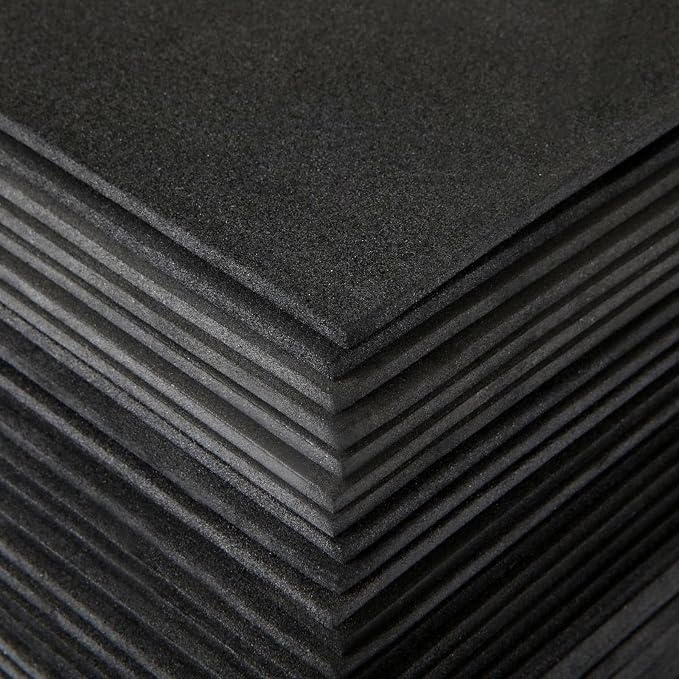 CertBuy Eva Foam Sheets 3mm, 50 Pack Black Craft Foam 3mm, 9 x 12 Inch Foam - Image 3