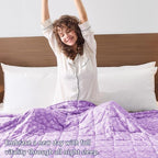 yescool Weighted Blanket for Adults Cooling Heavy Blanket for Sleeping Perfect - Image 5