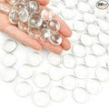 ARSUK Flat Glass Marbles, Fish Tank Rocks, Table Scatter, Glass Pebbles by ARSUK