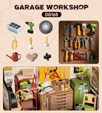 Rowood Miniature House Kit, DIY Miniature Dollhouse Craft Kits - Image 6