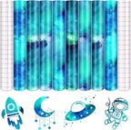 Tintnut Galaxy Permanent Vinyl 8 Sheets 12x10in Blue Self Adhesive Vinyl | by Tintnut