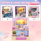 Flever Dollhouse Miniature DIY House Kit Creative Room - Image 7