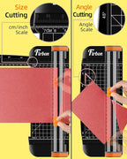 Firbon Black A5 Paper Cutter, Straight Small Paper Trimmer - Image 4
