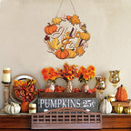 Unfinished Fall Wreaths Wood Crafts to Paint Set of 3, Unfinished Wood Cutouts - Image 4