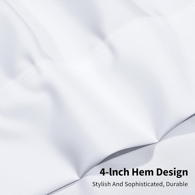 HBHLFZ Full Flat Sheets Only 2 Pack - Image 4