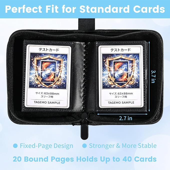 Mini Trading Card Binder Album, 1 Pocket Card Binder - Image 3