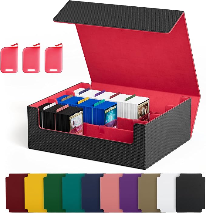 UAONO Trading Card Storage Box, Holds 1800 Sleeved Cards by UAONO