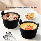 Air Fryer Baking Cups Ideal for Cupcakes, Eggs & Desserts. | Food-Grade - Image 7