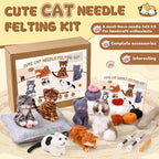Mayboos 6 Pcs Needle Felting Kit, Animal Needle Felting Beginner Kits Wool Felt - Image 7