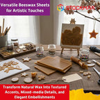 Stockmar Modelling Beeswax Sheets – 3 Sheets of Natural Color - Image 6
