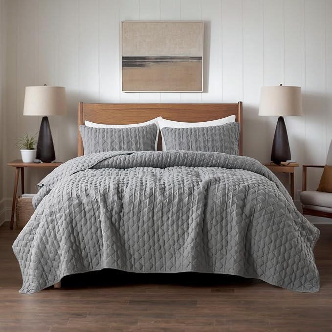 WDCOZY Oversized California Cal King Size Quilt Bedding Sets - Image 2