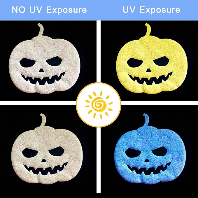 Color Changing Puff Vinyl Heat Transfer 3D Foaming Vinyl-6 Sheets 12''x 10'' - Image 6
