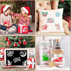 Augshy 56 Pack Christmas Dot Painting Templates Stencils DIY Christmas Pattern - Image 4