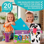 Craftikit® 20 Award-Winning Animal Toddler Arts and Crafts - Image 3