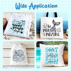 HTVSTD Ocean Summer Heat Transfer Vinyl 8Sheets 12×10in Iron on Vinyl | Sea - Image 6