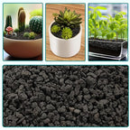 5lbs Small Lava Rocks for Plants Drainage, 1/5 Inch Black Gravel Mulch for - Image 6