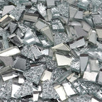 LITMIND Silver Mixed Irregular Glass Scraps Mosaic Tiles - Image 2
