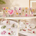 95PCS Dried Pressed Flowers for Crafts - Image 8