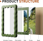 5x7 Wavy Picture Frame With Mat - Image 4