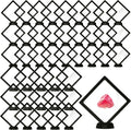 60 Pcs 3D Floating Display Case PE Film Jewelry Storage Box Coins Display Frame by FairySandy