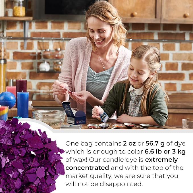 Purple Candle Dye 2oz for Soy Candle Making – Highly Concentrated Candle Wax - Image 4