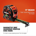 Crescent Lufkin 8 Meter / 25 Ft. SHOCKFORCE NITE EYE Magnetic Tape Measure | - Image 5