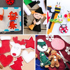 12" x 12" Squares Felt Sheets Fabric, 1mm Thick Halloween Christmas Fabric Fall - Image 7