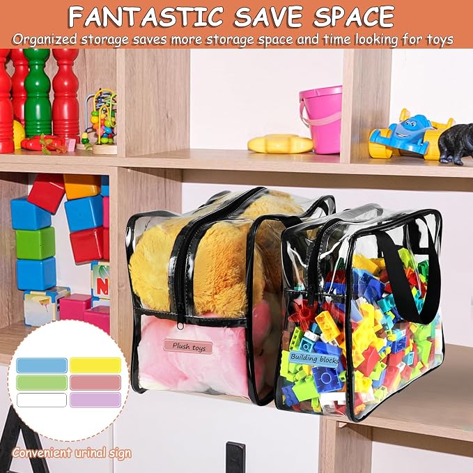 6 Packs Large Toy Storage Bags - Image 6