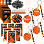 Suncalla 984 Pcs 24 Set Basketball Keychain Making Kit DIY Basketball Bag Tag by Unknown