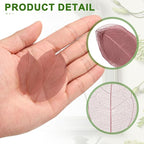 uxcell 100 Pcs Dark Pink Skeleton Leaves - Image 3