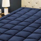 HYLEORY Full XL Mattress Pad Quilted Fitted Mattress Protector Cooling Pillow by HYLEORY-YourBeddingExpert