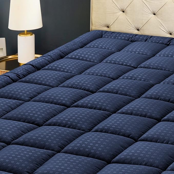 HYLEORY Twin Mattress Pad Quilted Fitted Mattress Protector Cooling Pillow Top by HYLEORY-YourBeddingExpert