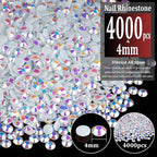 4000pcs 4mm Resin Rhinestones Bulk - Image 2