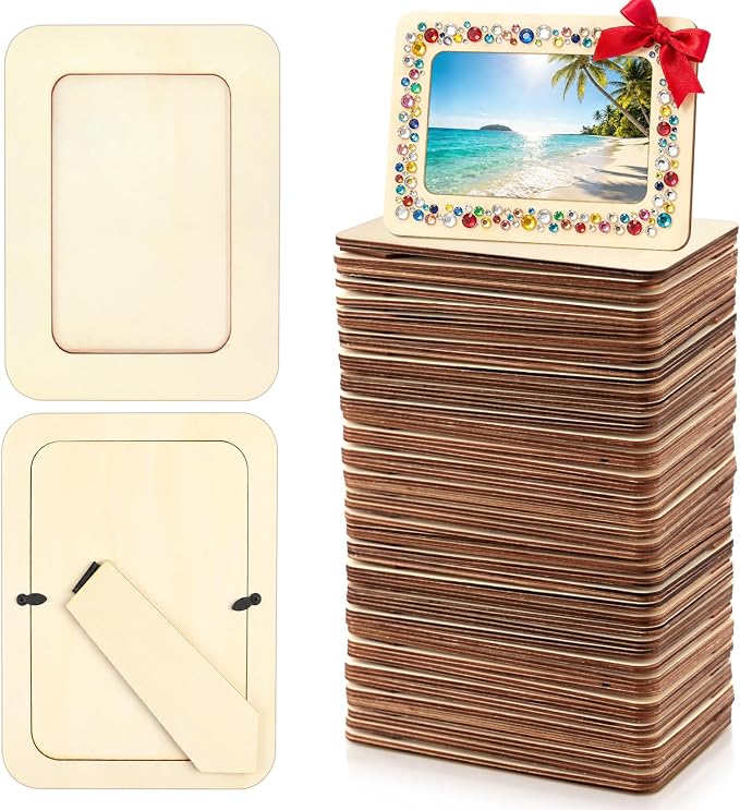 VOKOY 60 Pack Wooden Picture Frames by VOKOY