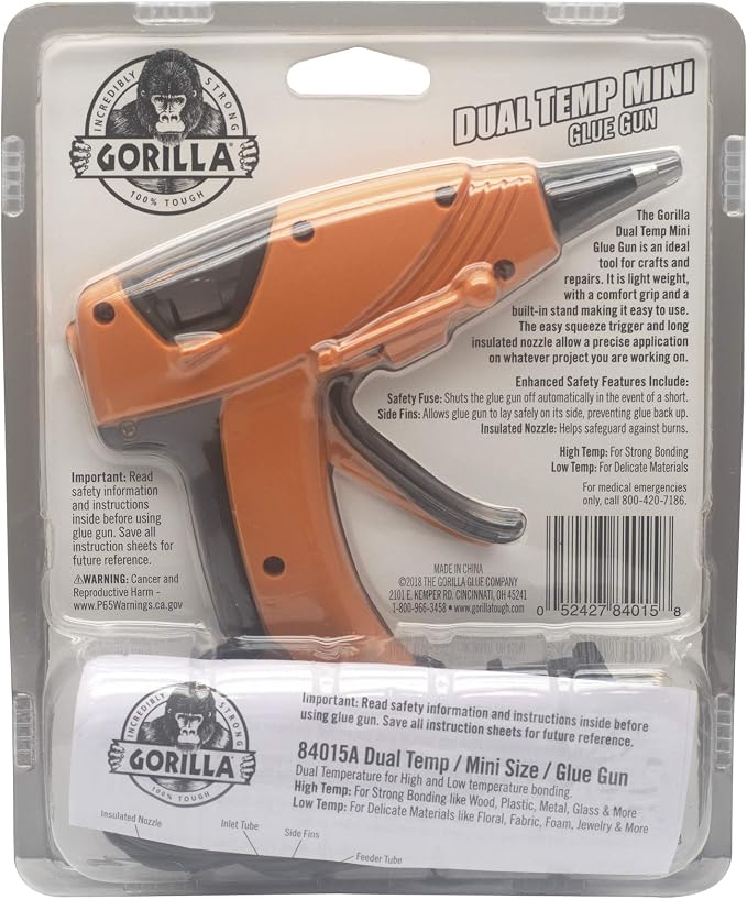 Gorilla Dual Temp Mini Hot Glue Gun Kit - Image 4