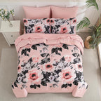 Yogeneg King Size Comforter Set 7 Piece Bed in a Bag, Soft Microfiber Comforter - Image 3