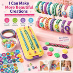 DDAI Arts and Crafts for Kids Age 8-12 Friendship Bracelet Making Kit for Girls - Image 4