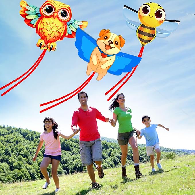 HENGDA KITE Animals Kite for Kids Beginners and Adults Cute Design High - Image 3