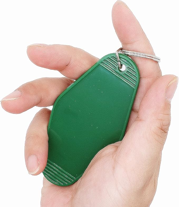 10pcs Blank Hotel Keychains Bulk Vintage Motel Keychain Vinyl HTV printing - Image 4