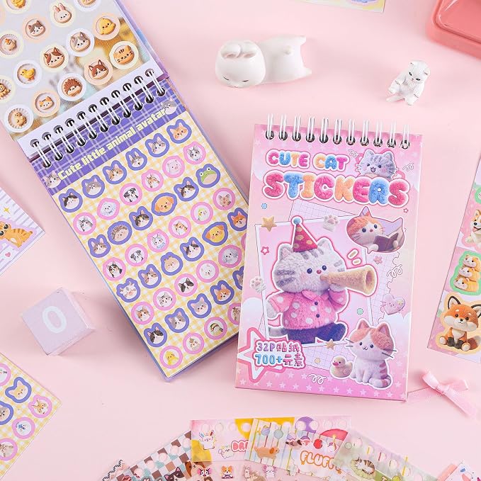 Girl's Cute Sticker Book, Cartoon Pet Theme - Image 7