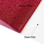 Efuncro- Red Glitter HTV Heat Transfer Vinyl - Image 4