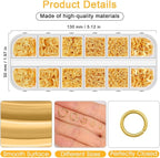Anezus 1200PCS Jump Rings for Jewelry Making Kit, Jewelry Making Supplies and - Image 5