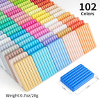 Aestd-ST Polymer Clay 102 Colors, Oven Bake Modeling Clay - Image 2
