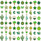 WOCRAFT 40pcs 20 pairs Assorted Enamel Bracelet Charms by WOCRAFT