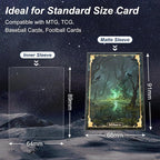 1000 Pack Card Sleeves, 500 Matte Trading Card Sleeve and 500 Inner Sleeves - Image 5