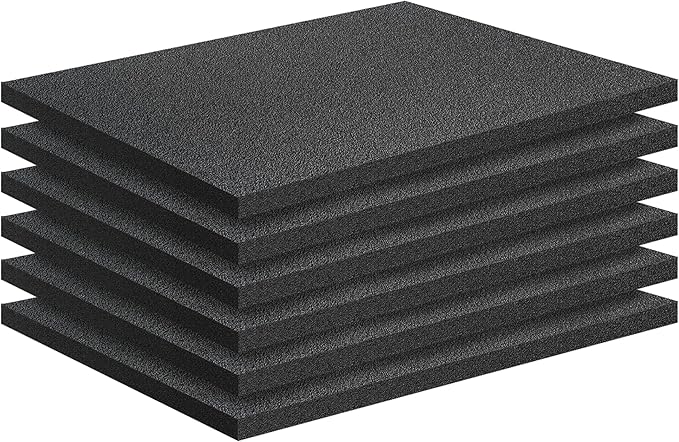 Polyethylene Foam Pads for Packing Foam Sheets Black Cuttable High Density by Joewuzun